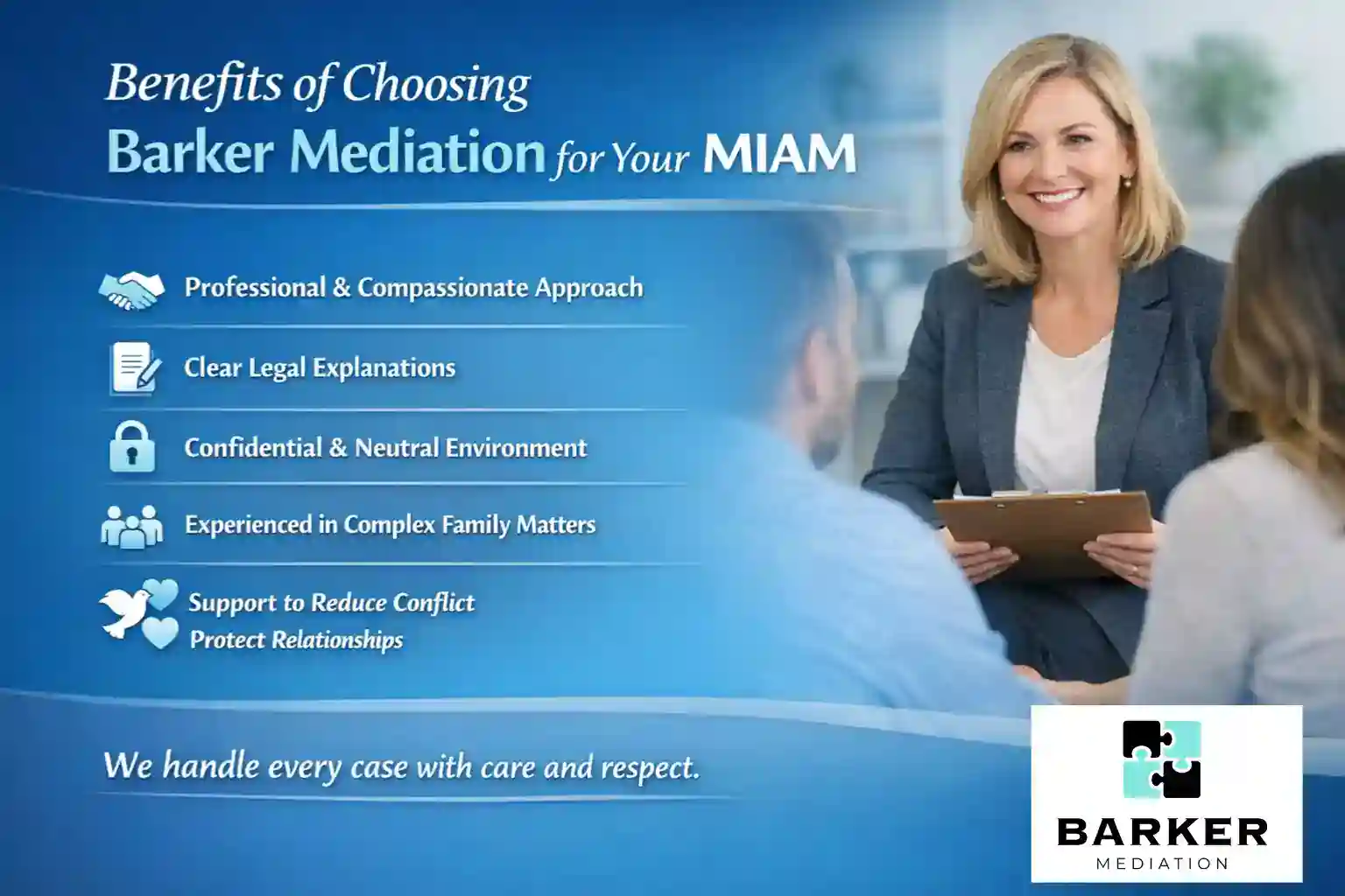 Benefits of Choosing Barker Mediation for Your MIAM Wellingborough