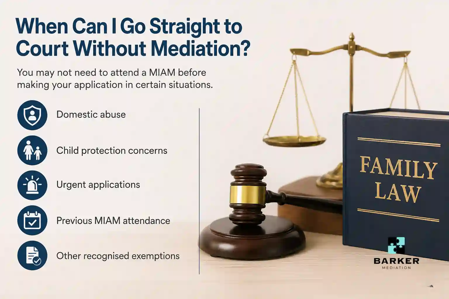 When Can I Go Straight to Court Without Mediation Wellingborough?